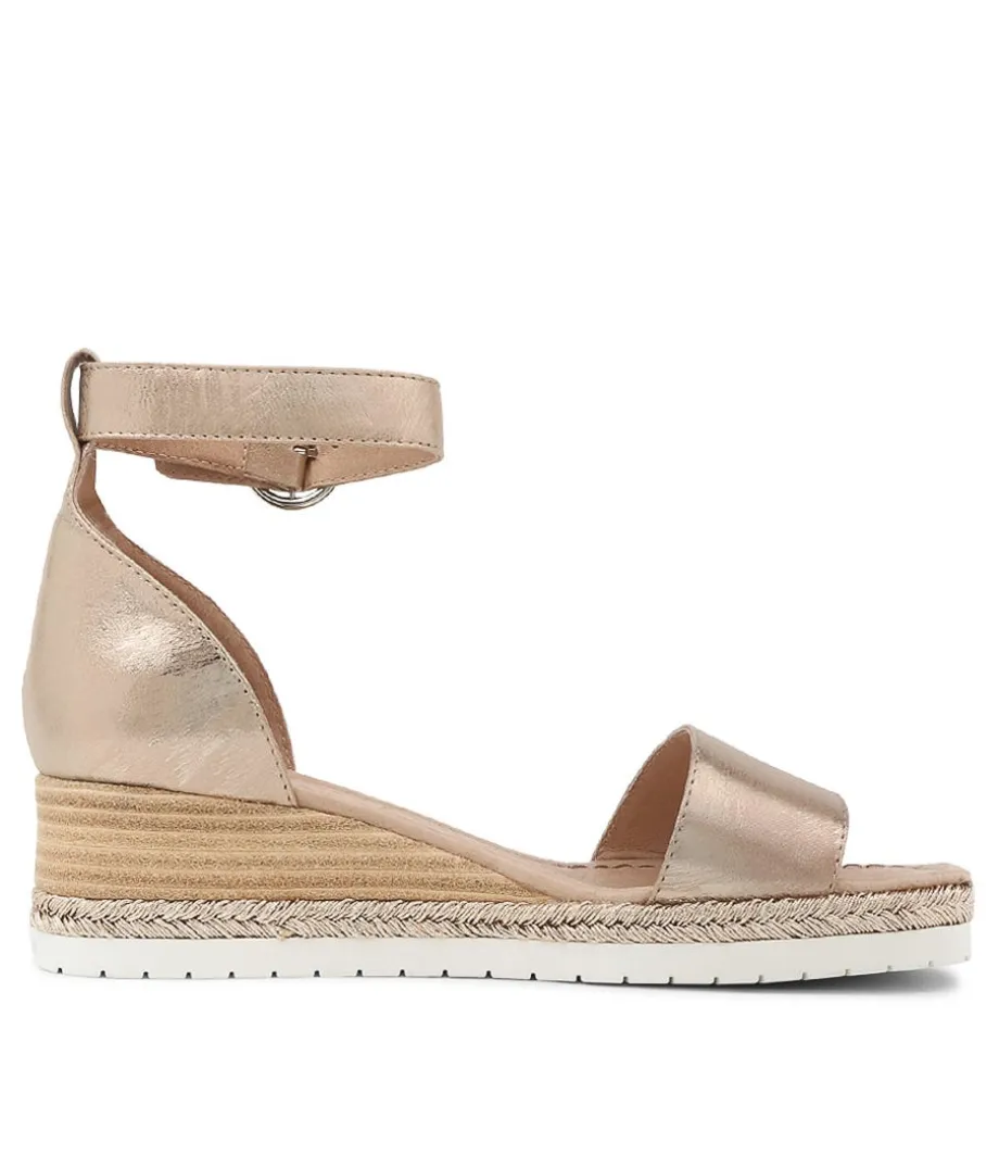 Idola Platino Scratch Leather Sandals