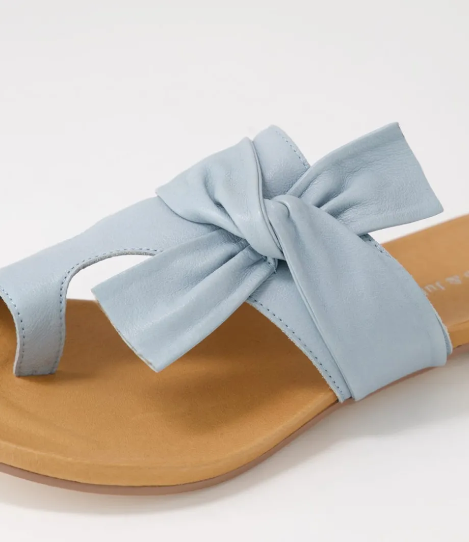 Jacona Denim Leather Slides