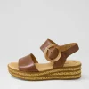 Jale Peanut Leather Sandals