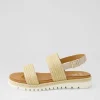 Jamaika 1 Natural Sand Fabric Sandals