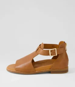 Jeskie W Tan Leather Sandals