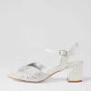 Juba Silver Shimmer Jewels Leather Sandals