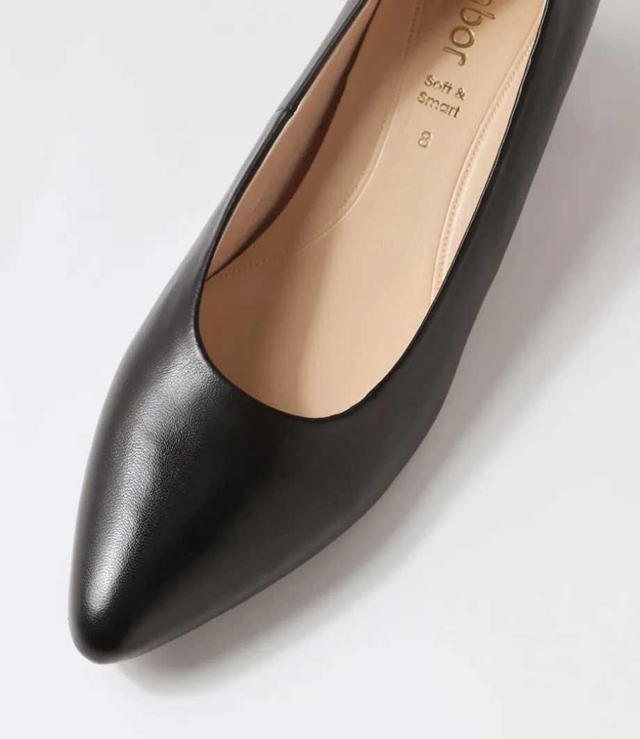 Kaja Schwartz Leather Heels