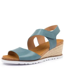 Khaza W Blue Leather