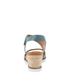 Khaza W Blue Leather