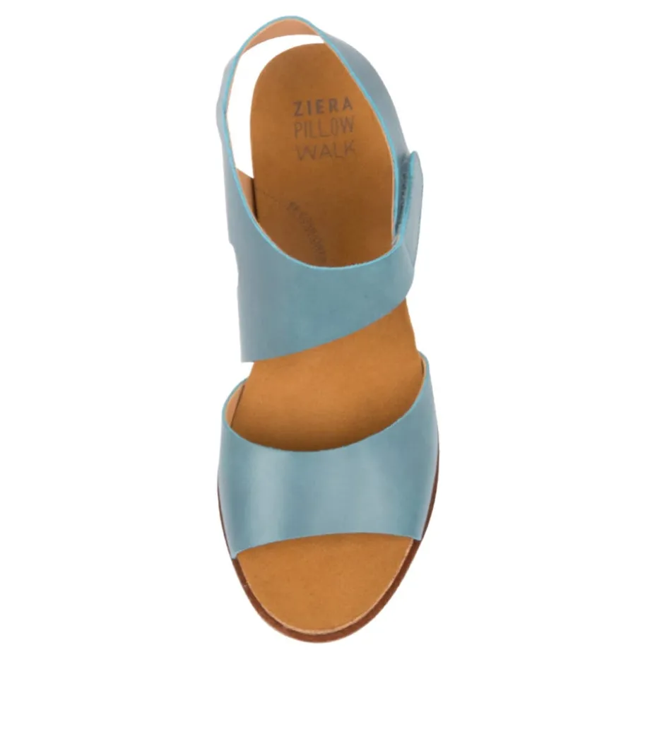 Khaza W Blue Leather