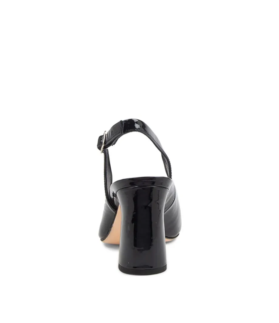 Kianna Navy Patent Leather Heels