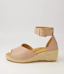 Koen Xw Blush Leather Espadrilles