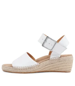 Kraig Xw White Leather Sandals
