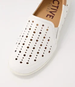 Lagos W White Leather Loafers
