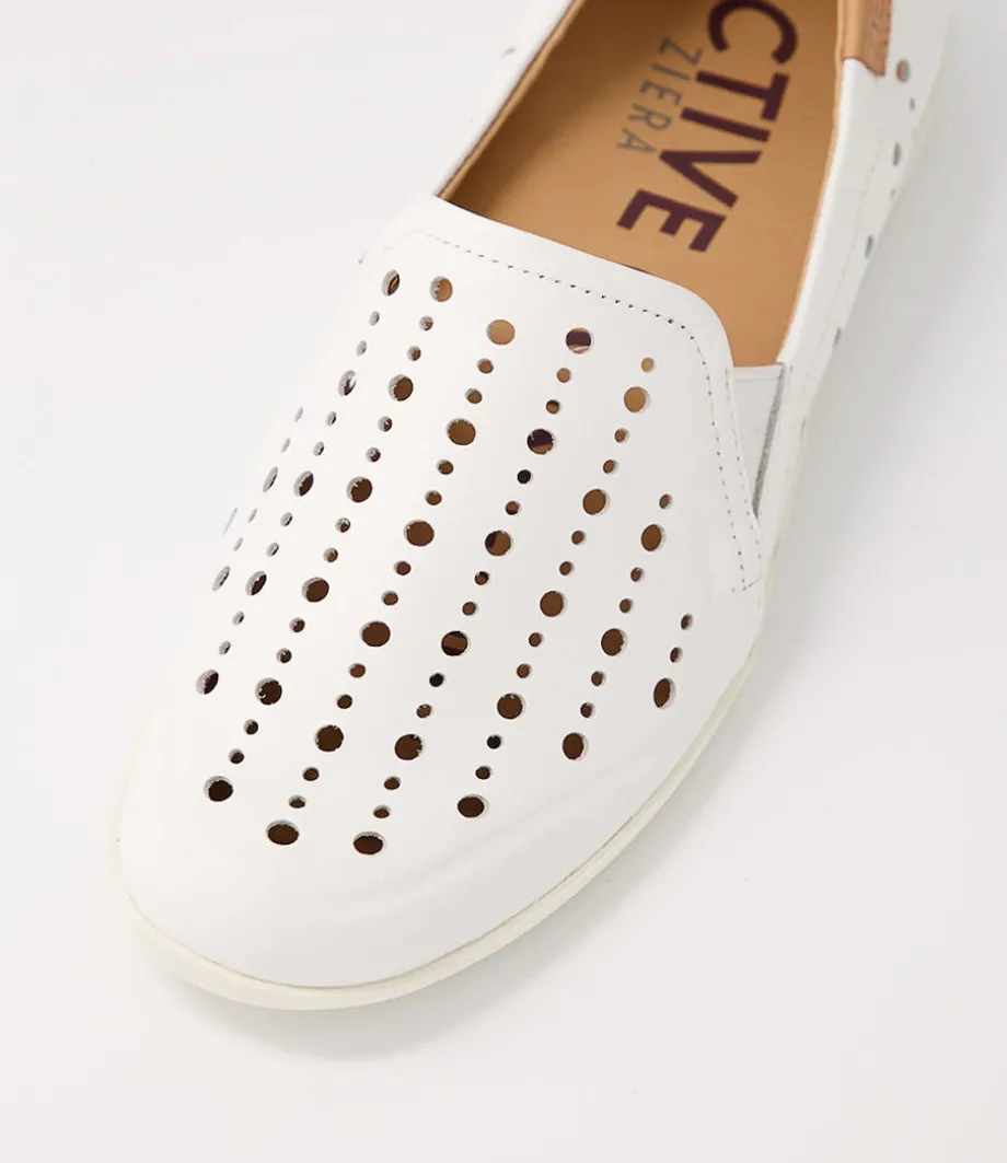 Lagos W White Leather Loafers