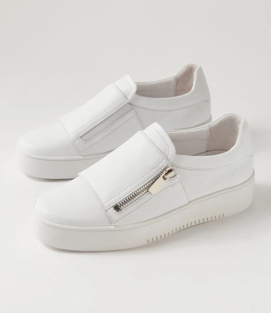 Laroon White Leather Sneakers