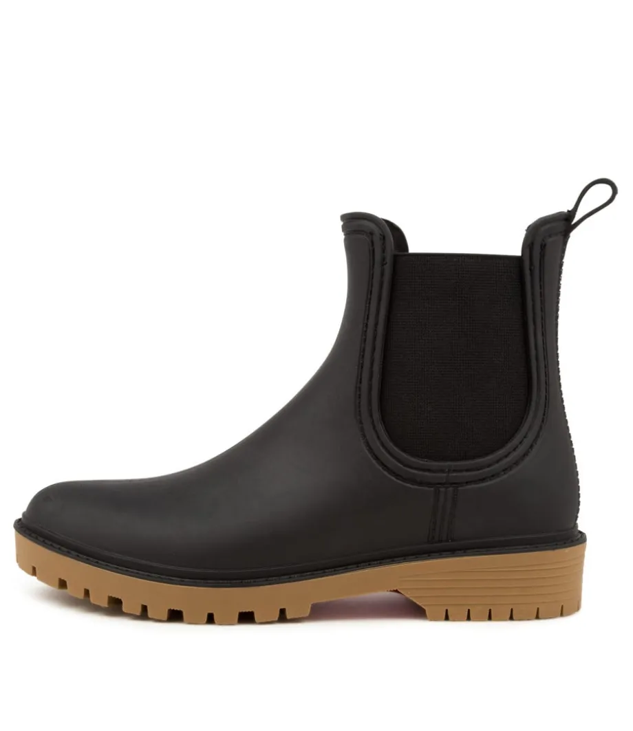 Laurina Black Gumboot