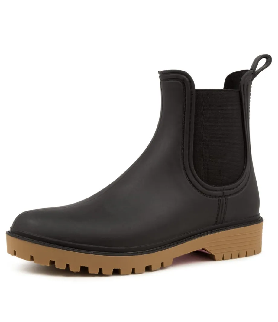 Laurina Black Gumboot