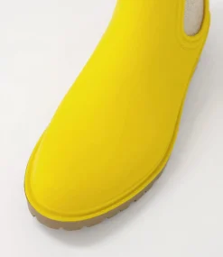 Laurina Yellow Gumboot Chelsea Boots