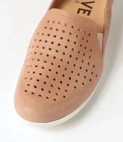 Liana W Cafe Leather Loafers