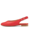 Lisa W Red Leather Flat Shoes