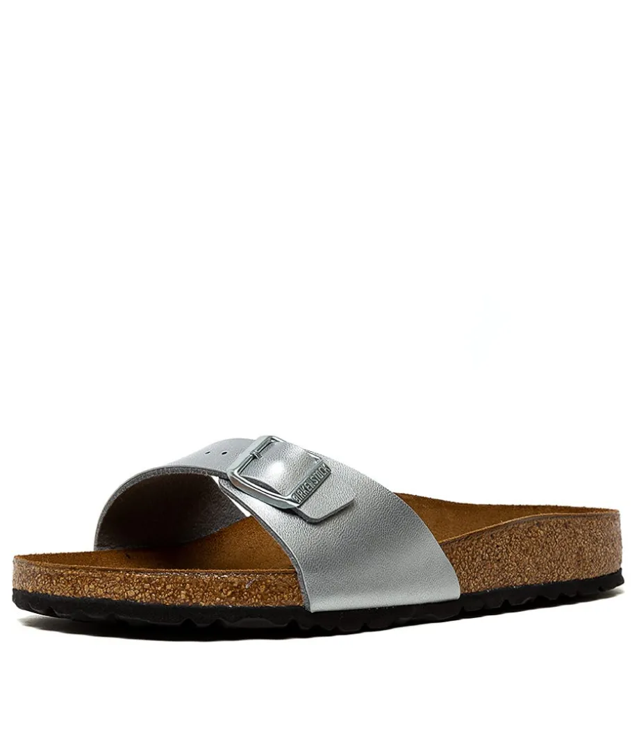 Madrid Bk Metallic Silver Birkoflor