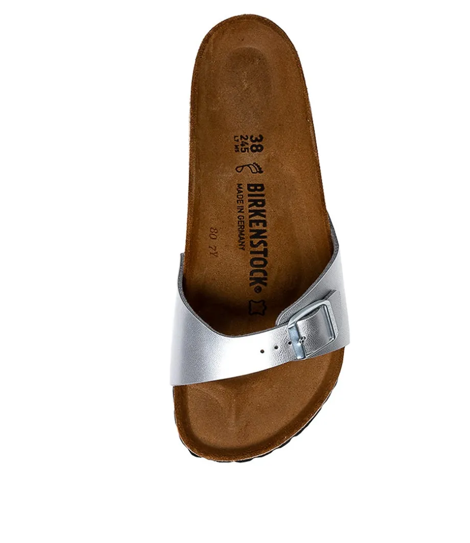 Madrid Bk Metallic Silver Birkoflor