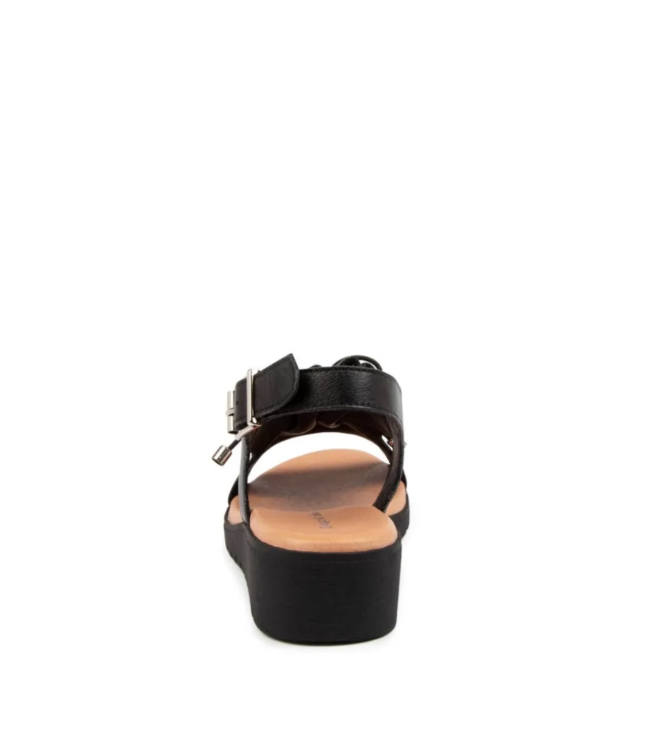 Malika Black Leather