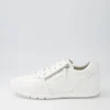 Manel Weiss Leather Sneakers