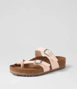 Mayari Earthy Vegan Light Rose Birkibuc Slides