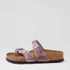 Mayari Lavender Oiled Leather Slides