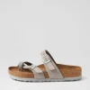 Mayari Sfb Dove Grey Nubuck Slides