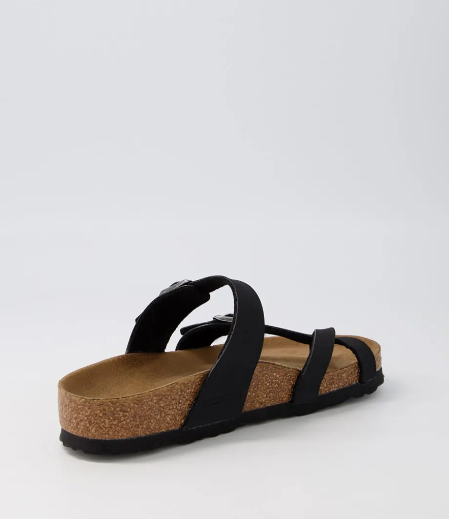 Mayari Vegan Black Burkibuc Slides
