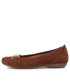 Mehr Kastanie Suede Ballet Flats
