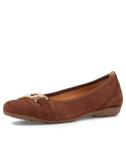 Mehr Kastanie Suede Ballet Flats