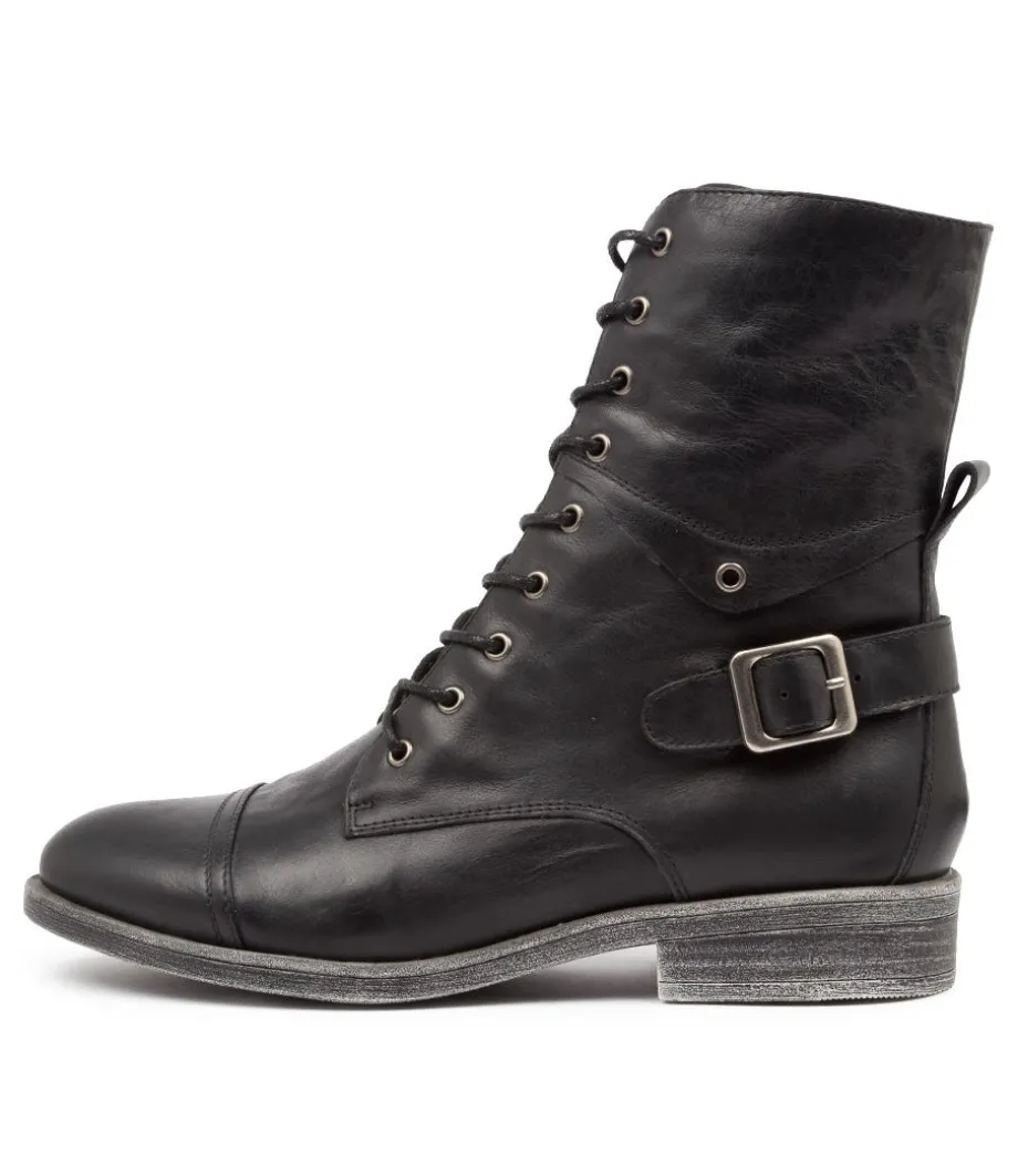 Mekhi Black Leather