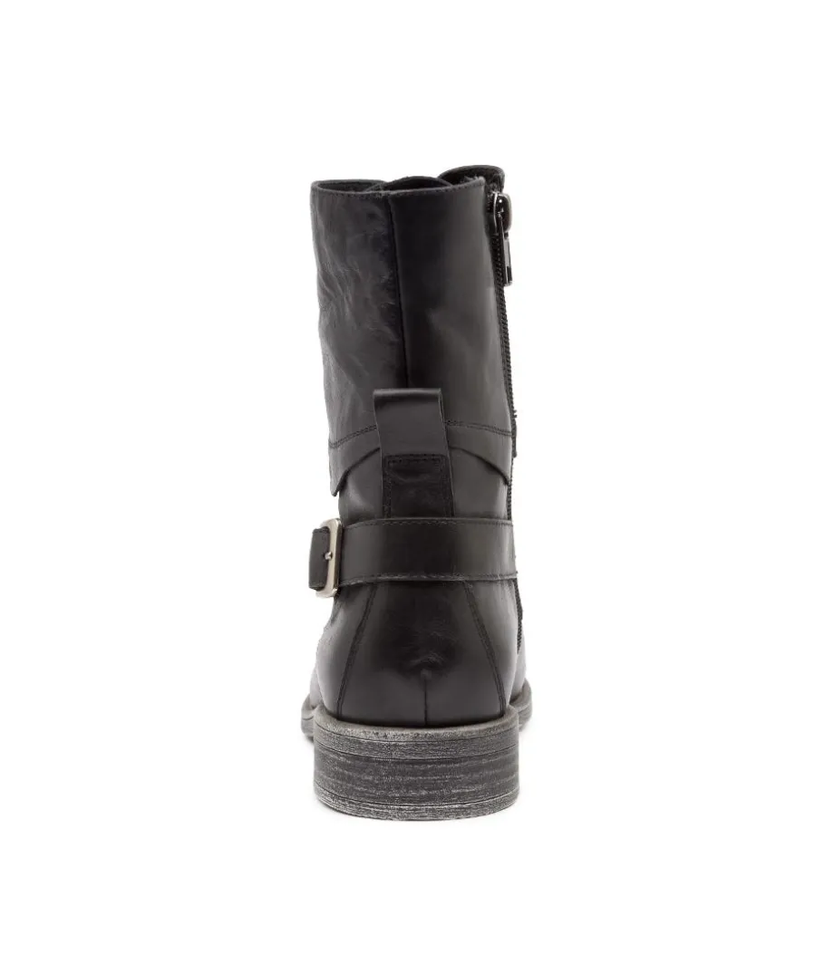 Mekhi Black Leather