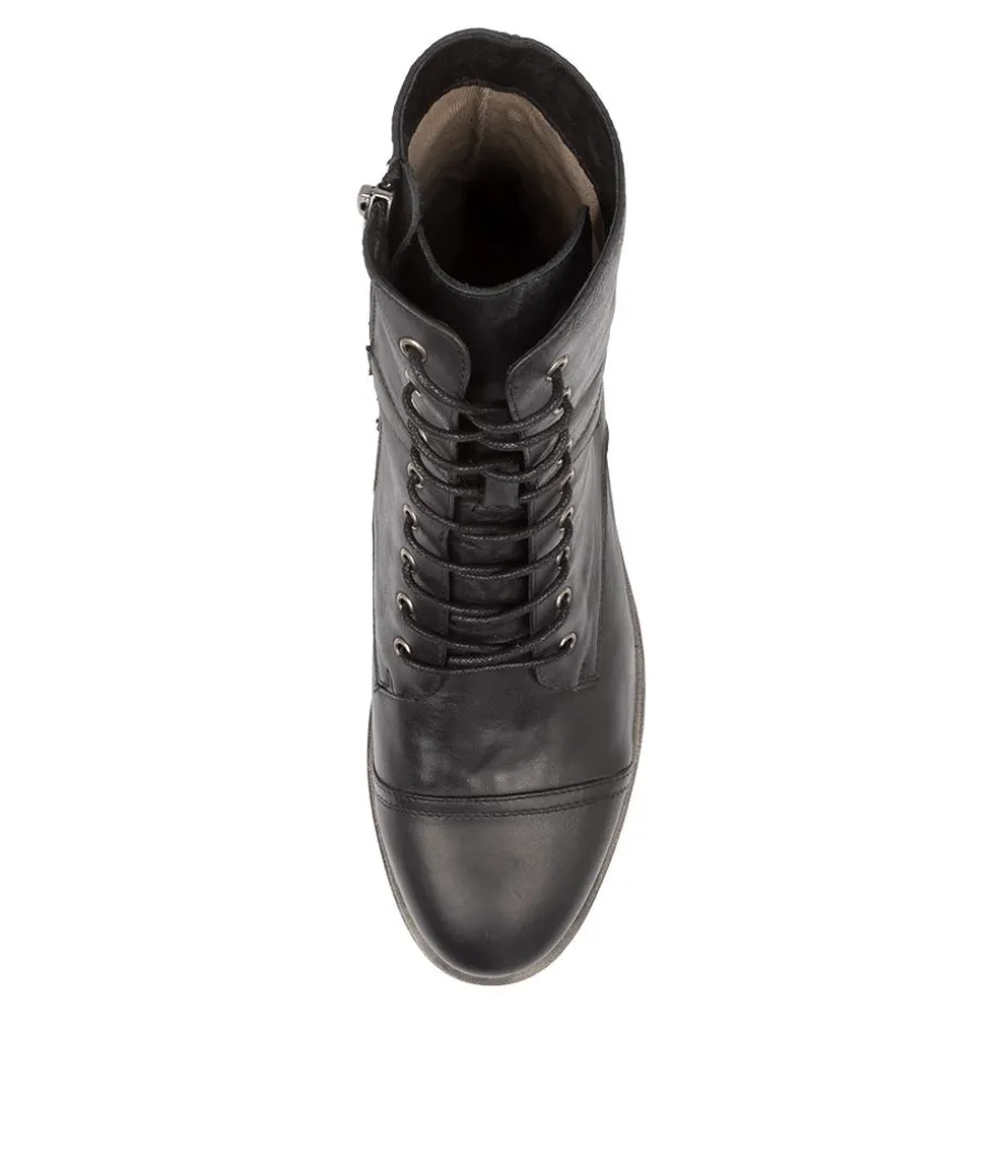 Mekhi Black Leather