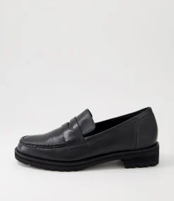Metters W Black Leather Loafers