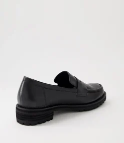 Metters W Black Leather Loafers