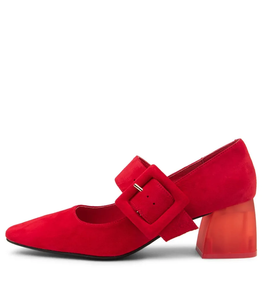Milsom Red Suede Heels