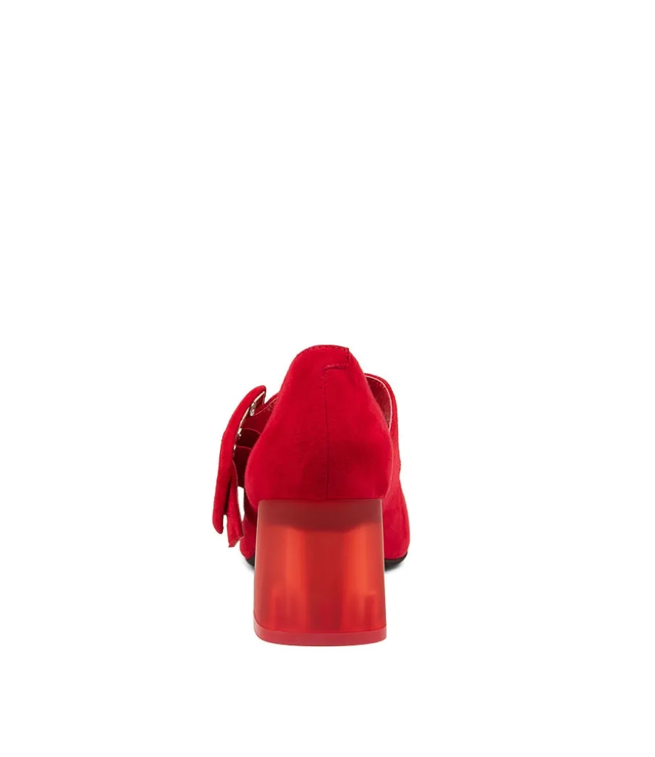 Milsom Red Suede Heels