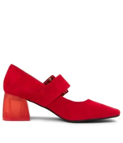 Milsom Red Suede Heels