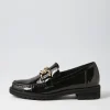 Misima W Black Patent Leather Loafers