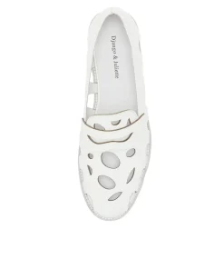 Nalwa White Patent Leather Loafers