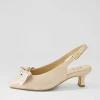 Ondo Xw Nude Shimmer Leather Heels