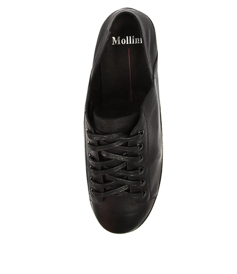 Oskher Black Leather