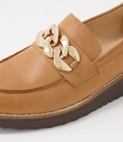 Ozama Dark Tan Choc Leather Loafers