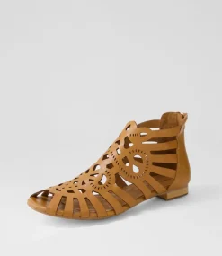 Palermo Tan Leather Sandals