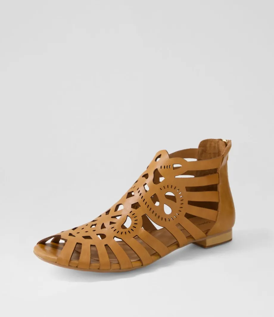 Palermo Tan Leather Sandals