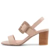 Peace Cafe Leather Buckle Sandals