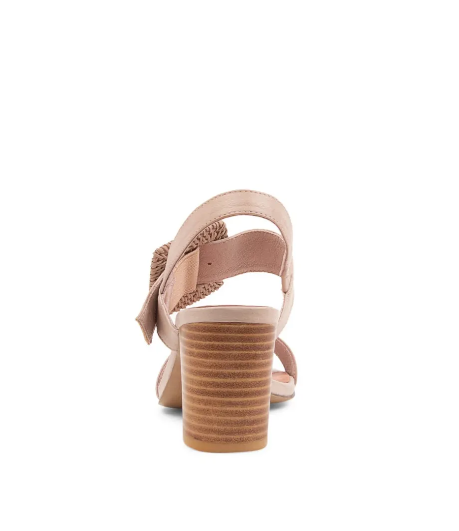 Peace Cafe Leather Buckle Sandals