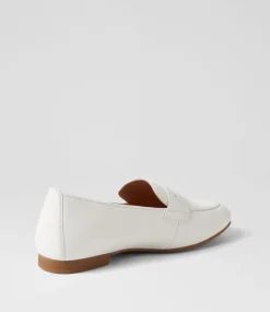 Phoebe Latte Leather Loafers