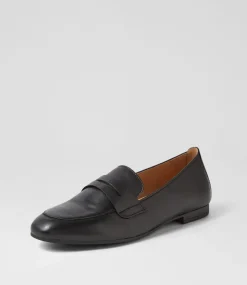 Phoebe Schwarz Leather Loafers